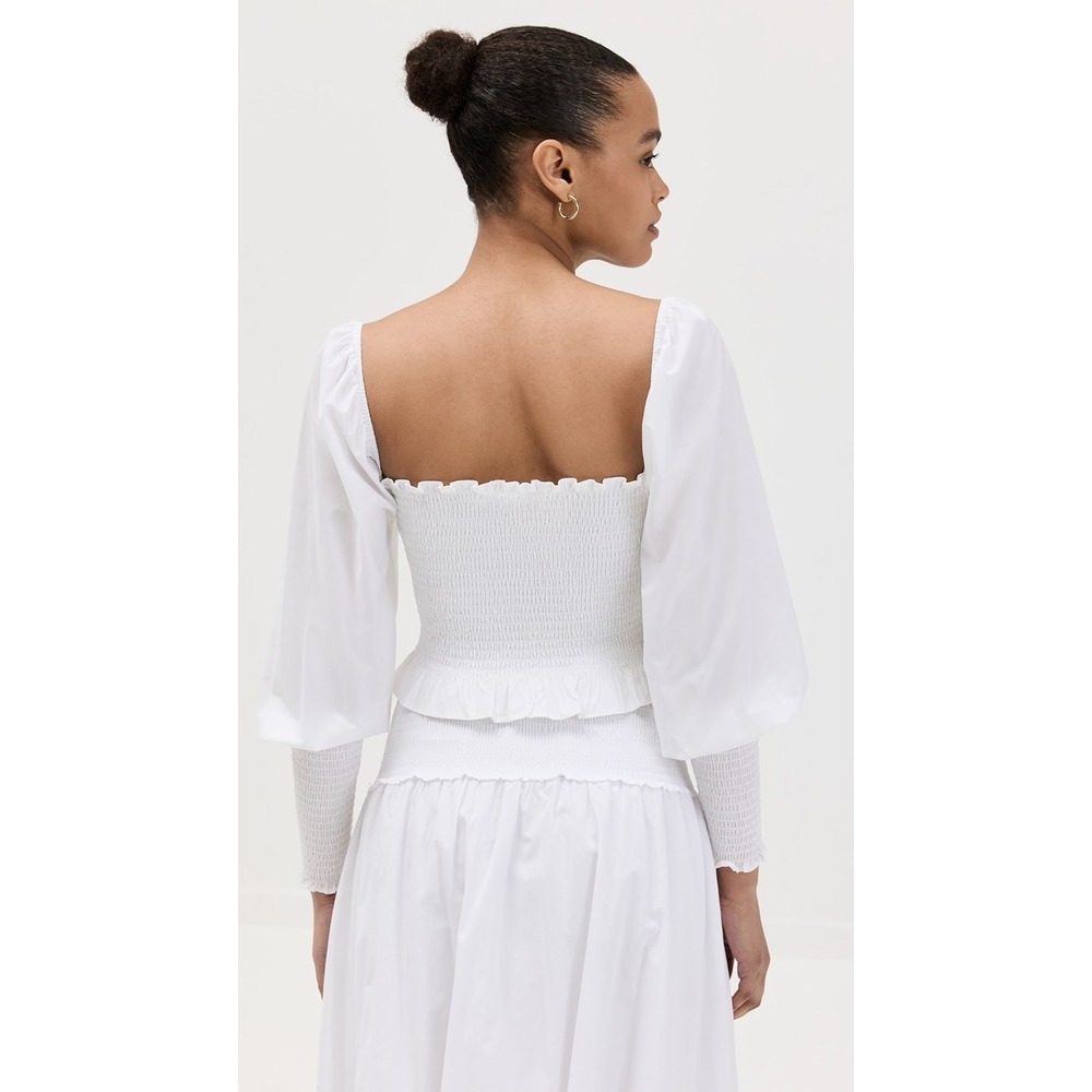 Hill House Home The Grace Nap Top Color White Size S